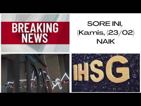 Sembilan Sektor Dukung Konsolidasi IHSG Sore, Naik 0.43% ke Level 6839