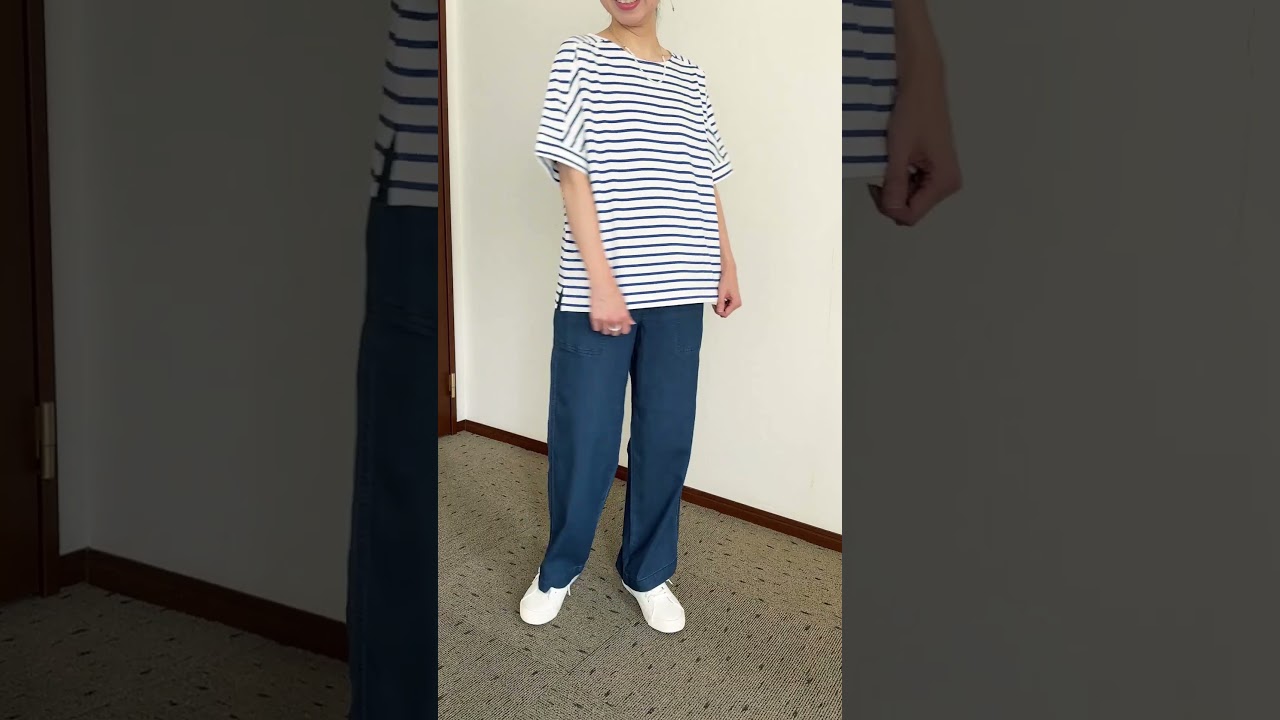 2026春夏】【ブルーライフ】ボーダーカットソー【BL156105】【S12】