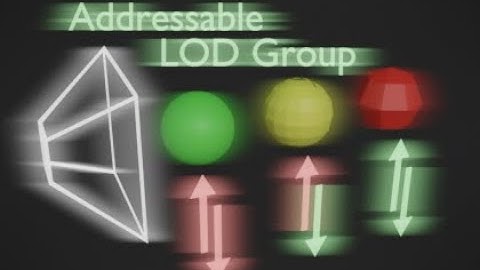 Addressable LOD Group (Unity Tool)