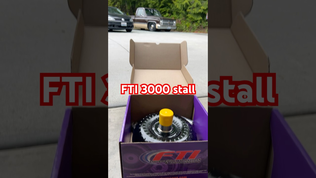 Before and after FTI 3000 stall. 