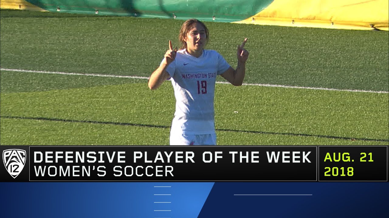 Washington State's Maddy Haro collects Pac12 Women's Soccer Defensive