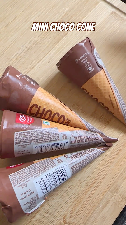 Mini Chocolate Cone only ₹10 |Kwality Walls Ice Cream #shorts #asmr #icecream