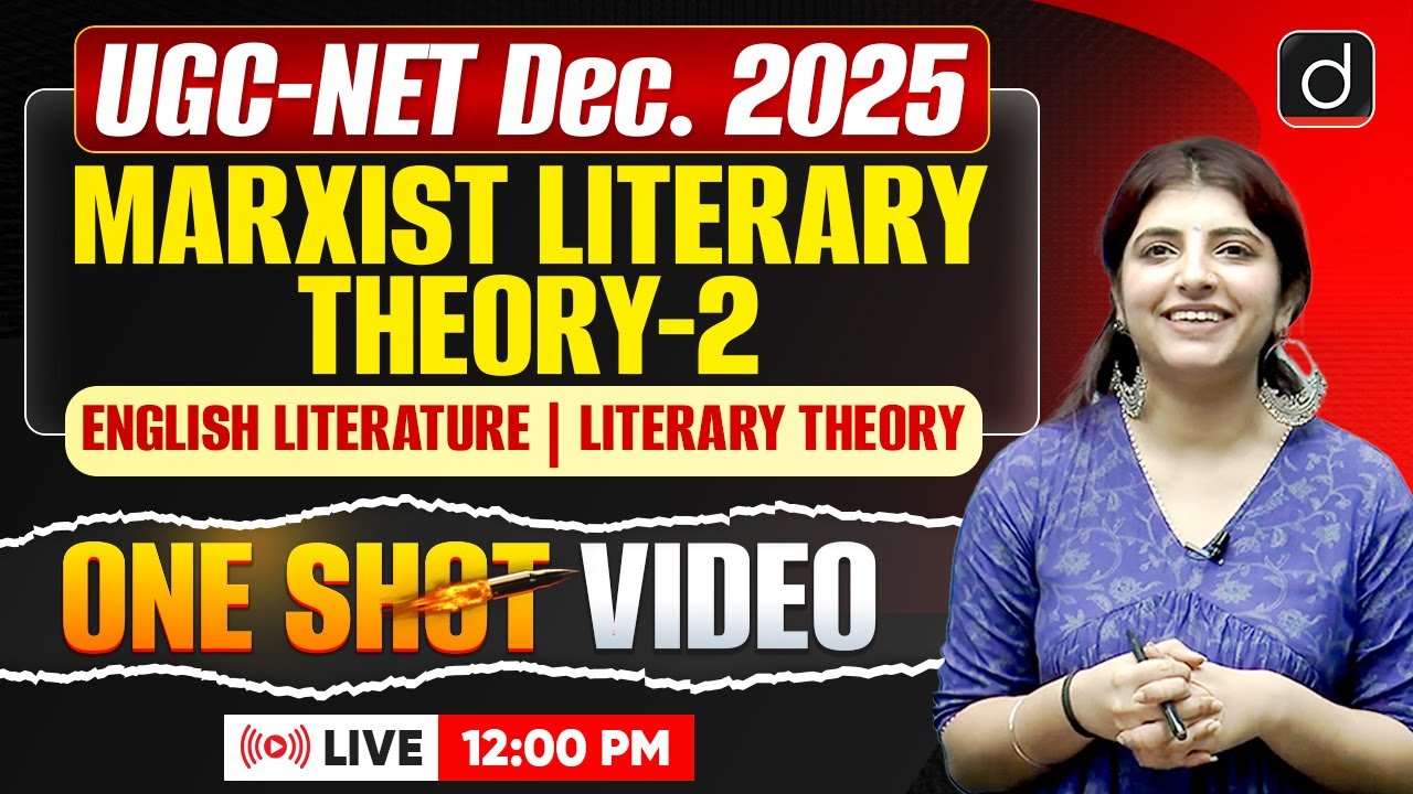 UGC-NET Dec. 2025 | English Literature | Marxist Literary Theory (Part-2) | Drishti Teaching Exams