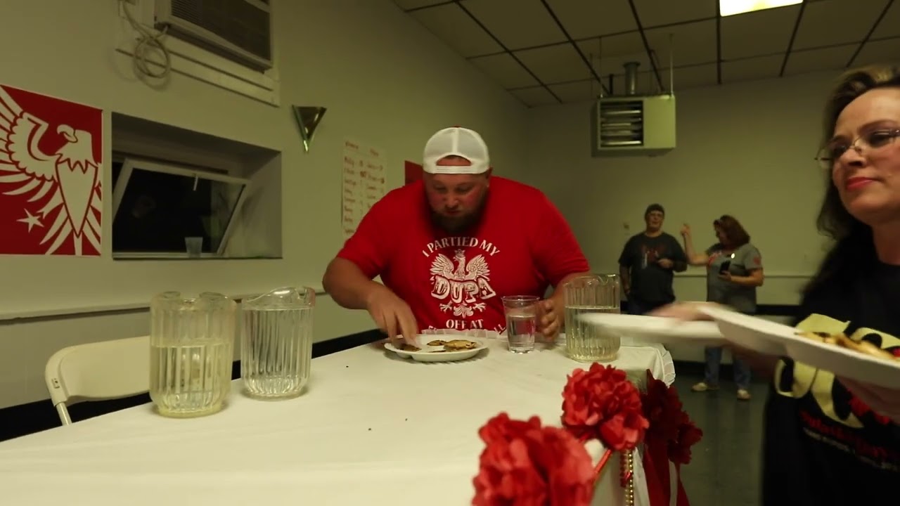 Diamond Hall hosts annual pierogi eating contest for Pulaski Days
