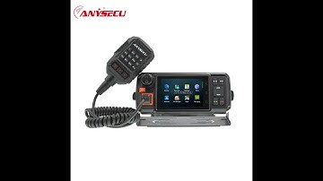 Unboxing Anysecu 4G-W2 Plus Radio Mobil Touchscreen Android Wifi GPS POC IP