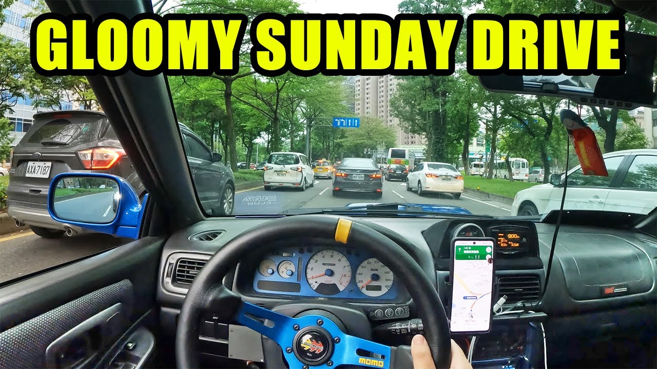 [4K60] 2001 Subaru Impreza WRX GF8 - POV Drive - Busy Streets of Taipei, Friendly Blobeye Encounter!