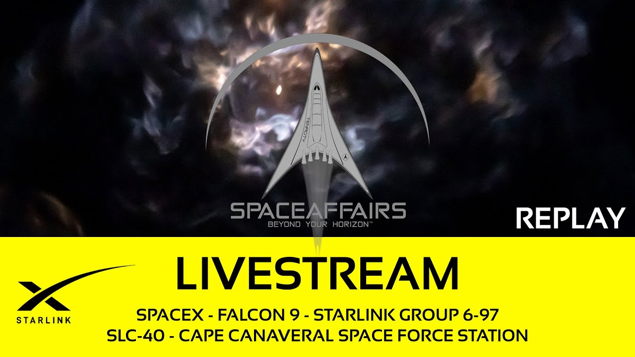 SpaceX - Falcon 9 - Starlink 6-97 - SLC-40 - Cape Canaveral SFS - January 12, 2026 video thumbnail