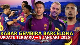Download Lagu Alhamdulillah, Semangat Tim Makin Membara! ⚫ Berita Barcelona Terbaru ⚫ Edisi 08 Januari 2026 MP3