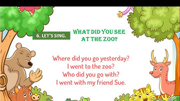 【Tiếng Anh Lớp 5】Unit 9: WHAT DID YOU SEE AT THE ZOO?