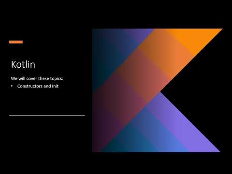 Kotlin Constructors and Init