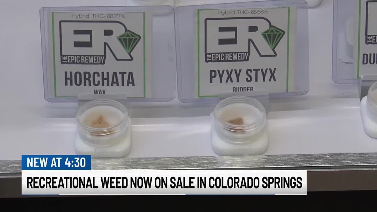 Recreational marijuana sales are now official in Colorado Springs