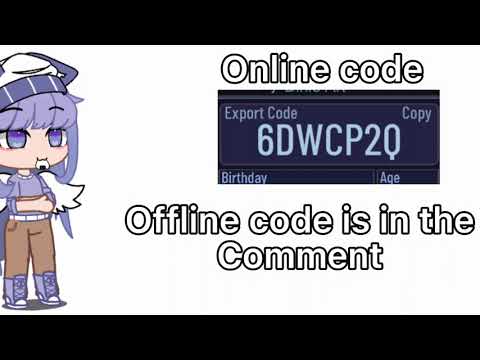 Aesthetic oc girl(offline code & online code)part 2 "Gacha Club"[have to give credit]