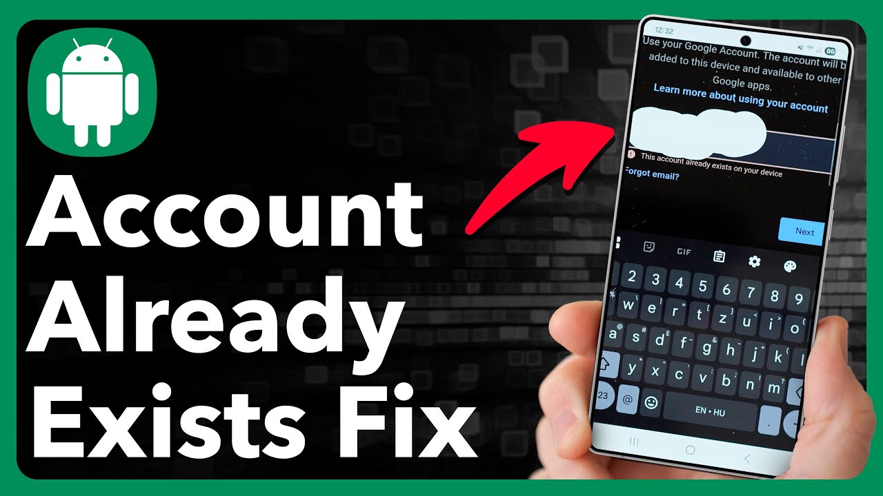 How To Fix This Account Already Exists On Your Android Device