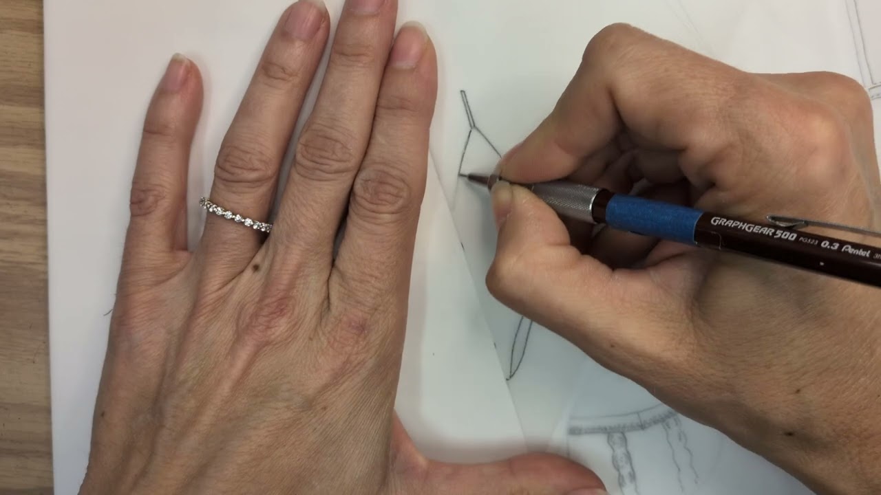 Technical Flats for Fashion Design - Green Bathing Suit