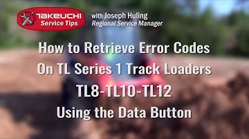 Takeuchi Service Tips: TL Error Codes