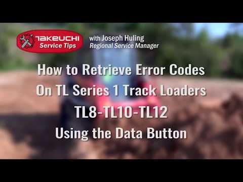 Takeuchi Service Tips: TL Error Codes