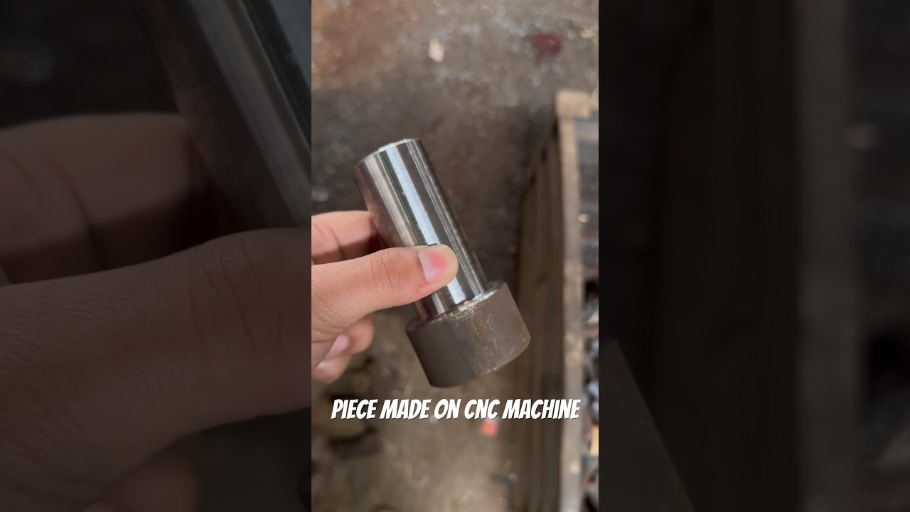 Bush made on CNC machine. 