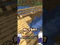 村人さんに木を集めてもらったら #マイクラ #マインクラフト #minecraft #shorts