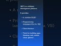 What is .NET