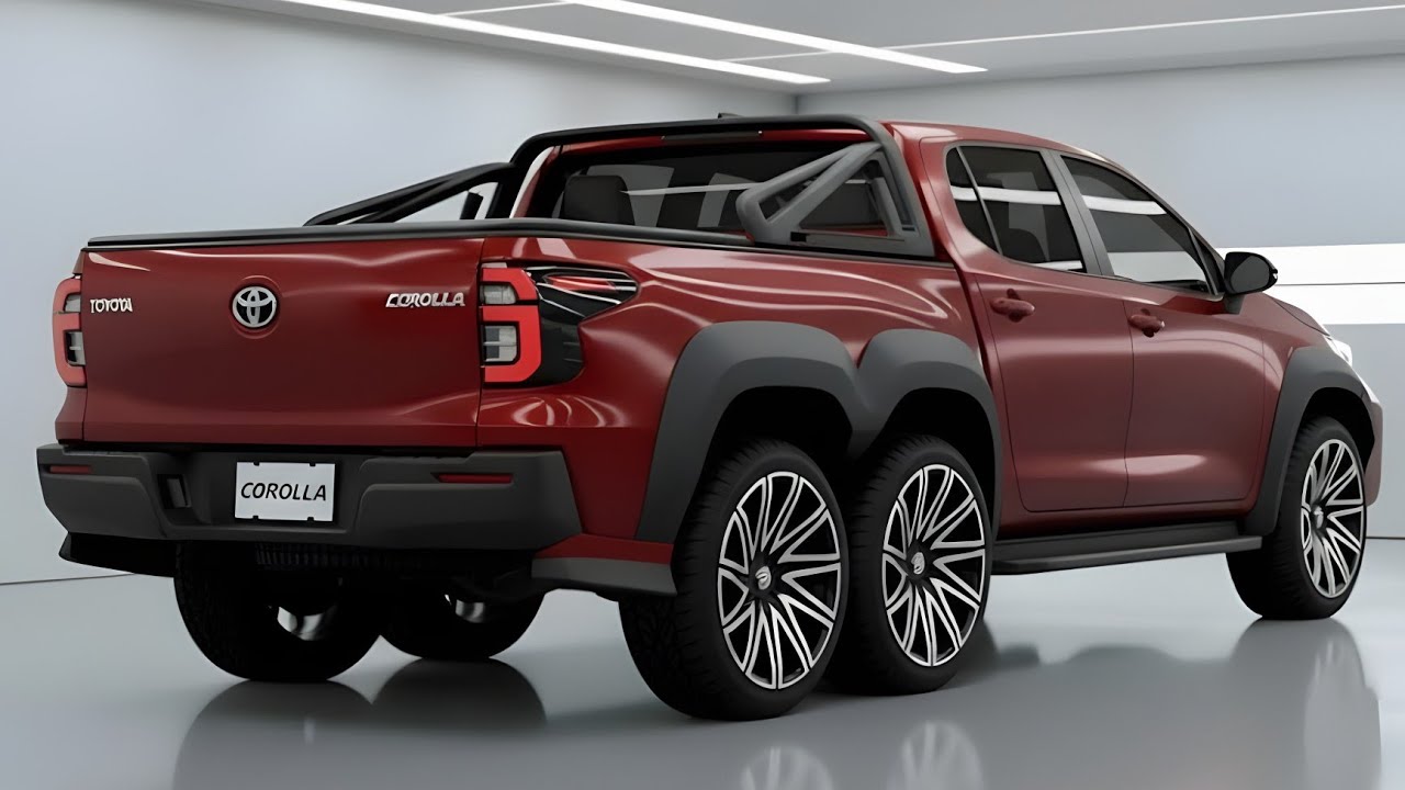 Toyota Corolla Pickup 6x6 2026: Essa construção INSANA muda tudo 🤯