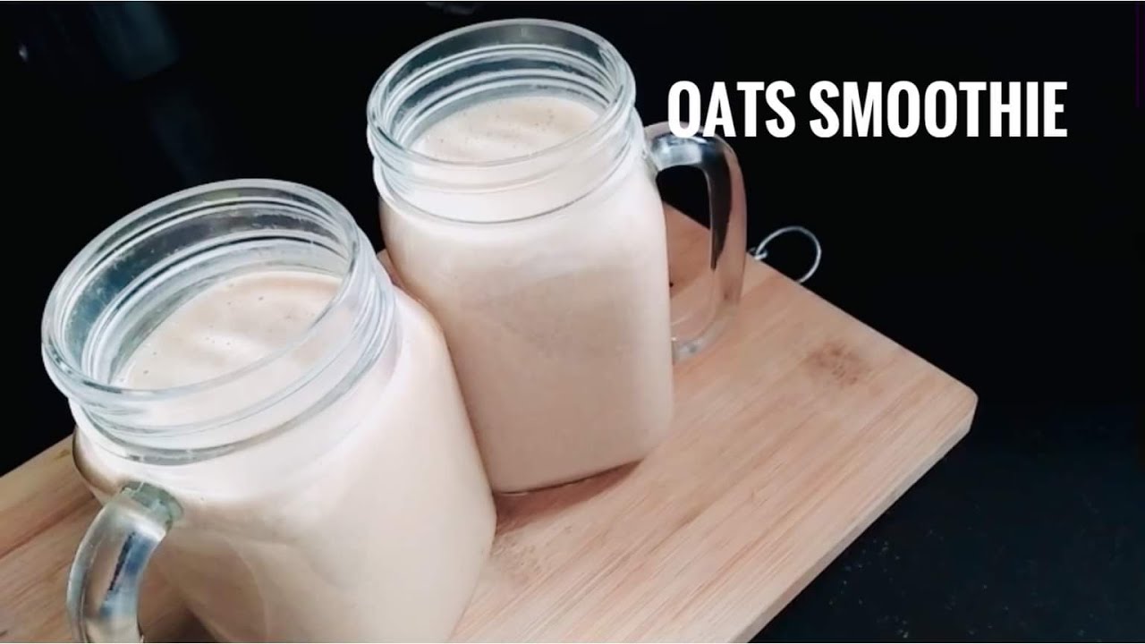 No Milk Oats Smoothie Weight Loss Recipe Kamal’s Homely Recipes
