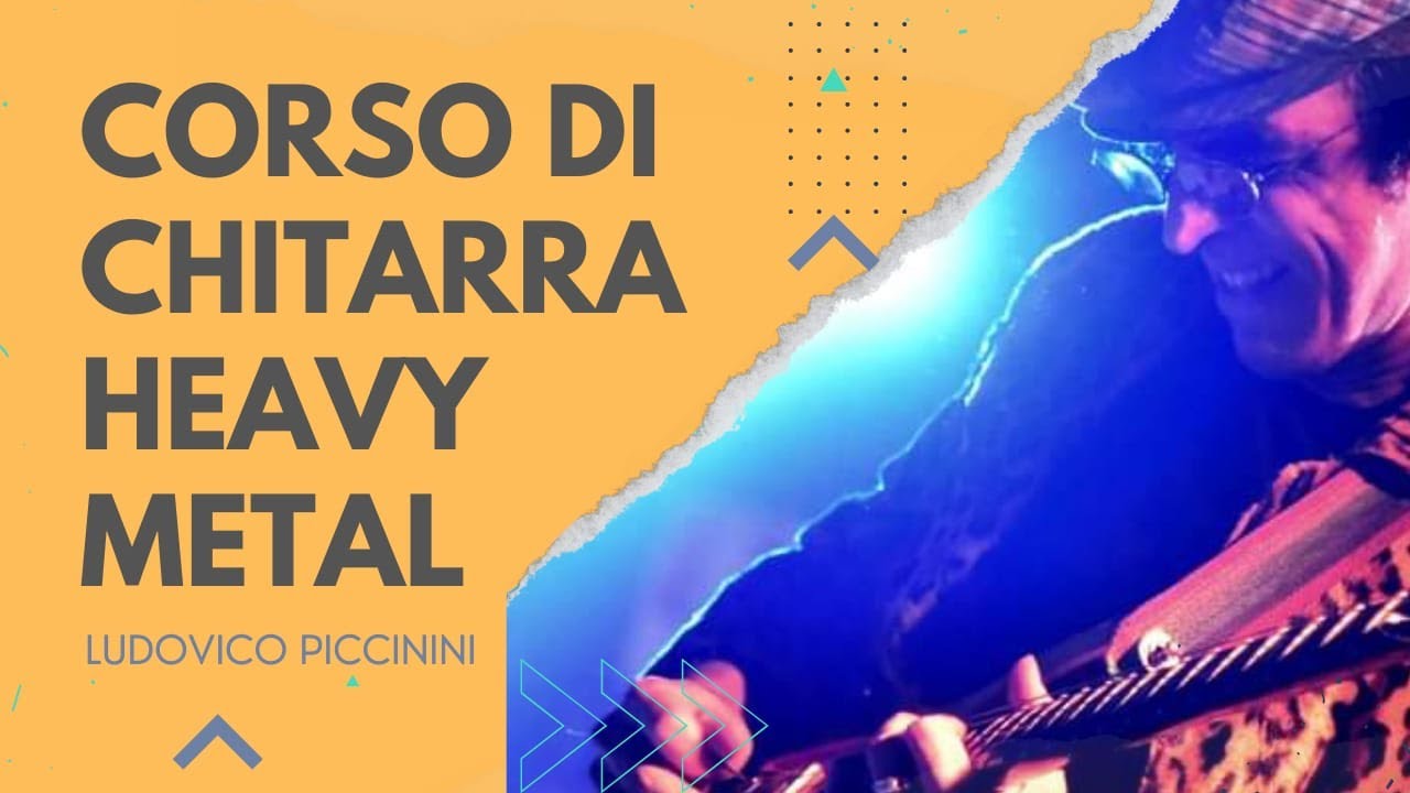 CORSO DI CHITARRA HEAVY METAL | Ludovico Piccinini | Music All Scuola di musica Roma