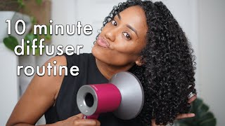 My 10 Minute Frizz Free Diffuser Routine For Curly Hair