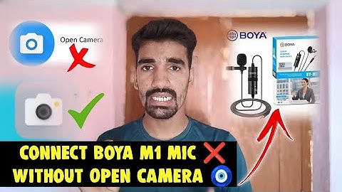 How to use BOYA M1 MIC Without OPEN CAMERA ? ❌️ Direct Phone Camera se Boya Mic Connect Kare ✅️
