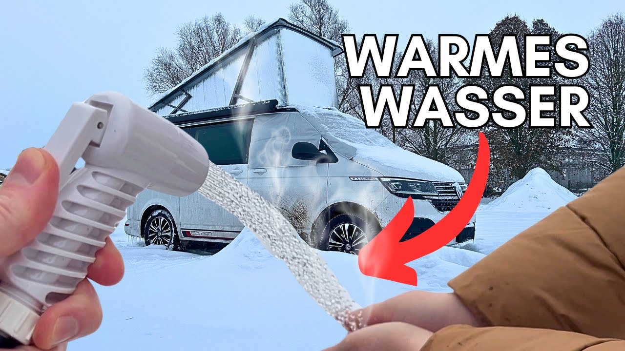 🥶 Wintercamping mit Warmwasser im VW California 🚐