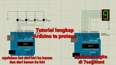 Tutorial arduino dan proteus led berjalan