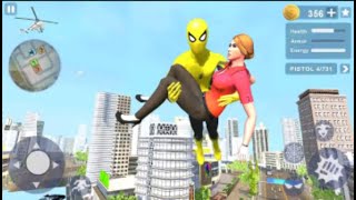 New Flying Spider Superhero City Battle | Flying Hero Vs City Gangster | Android GamePlay screenshot 2