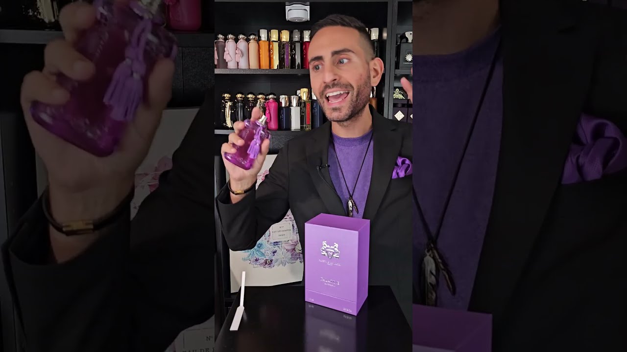 NEW Parfums De Marly Palatine Perfume Review VIOLET PEAR SANDALWOOD 