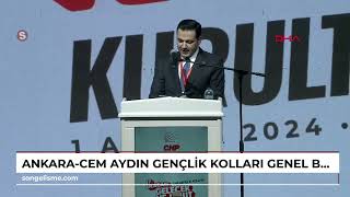 Ankara-Cem Aydın, Gençlik Kolları Genel Başkanı Seçildi