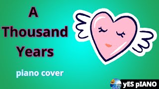 A thousand years - piano cover - Paulo Vatayan