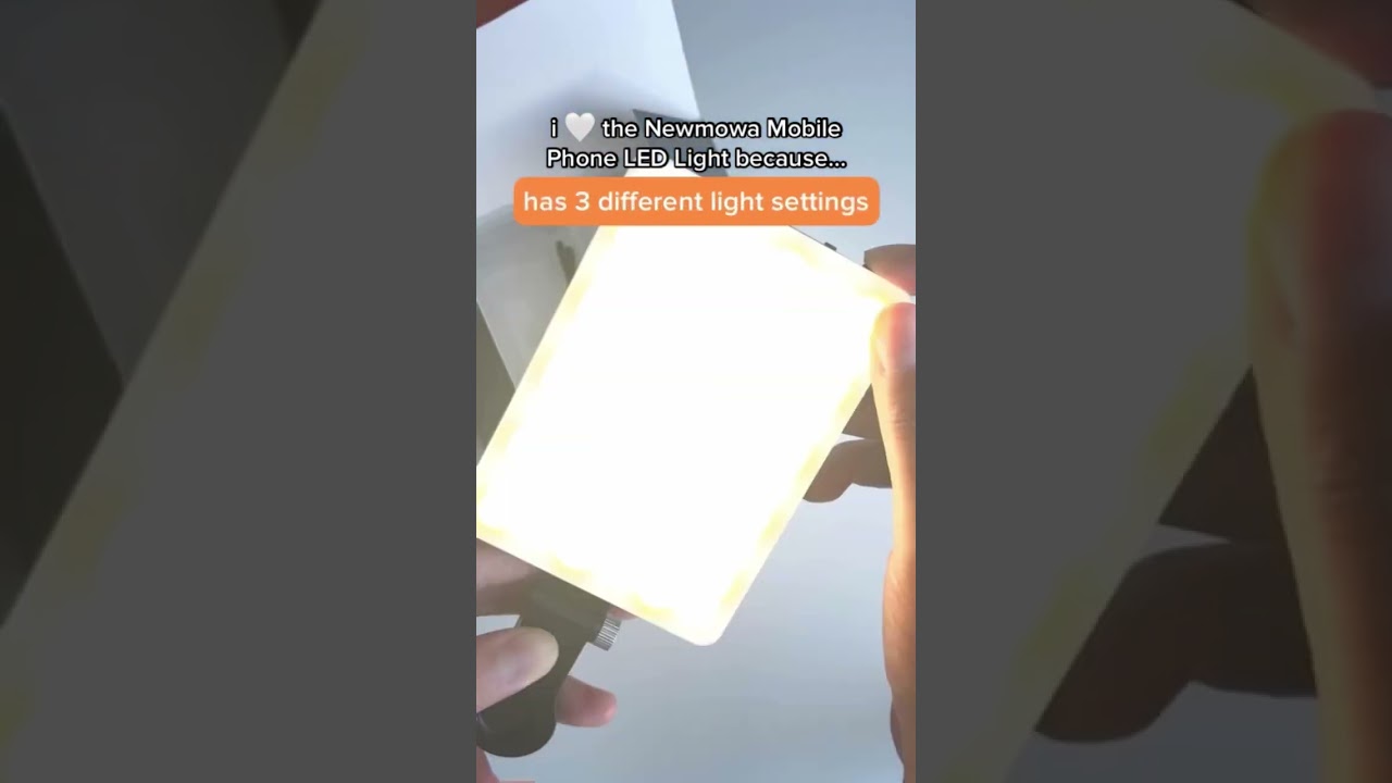 unboxing the Newmowa Mobile Phone LED Light 💡