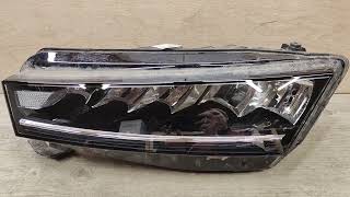 Фара правая для Skoda Octavia A8 2019 2020 2021 2022 2023 2024 год выпуска Crystal Lighting LED