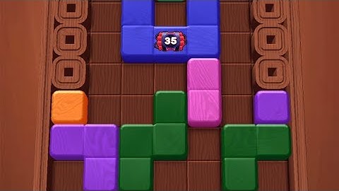 Wood Away Block Jam Level 71 Game Walkthrough Solution