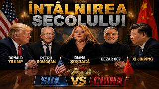 DIANA SOSOACA, CEZAR 007 SI PETRU ROMOSAN DISCUTA INTALNIREA SECOLULUI | Dan Diaconescu