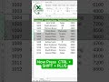 Excel Row Insert Shortcut That Saves HOURS ⚡ | CTRL + SHIFT + +