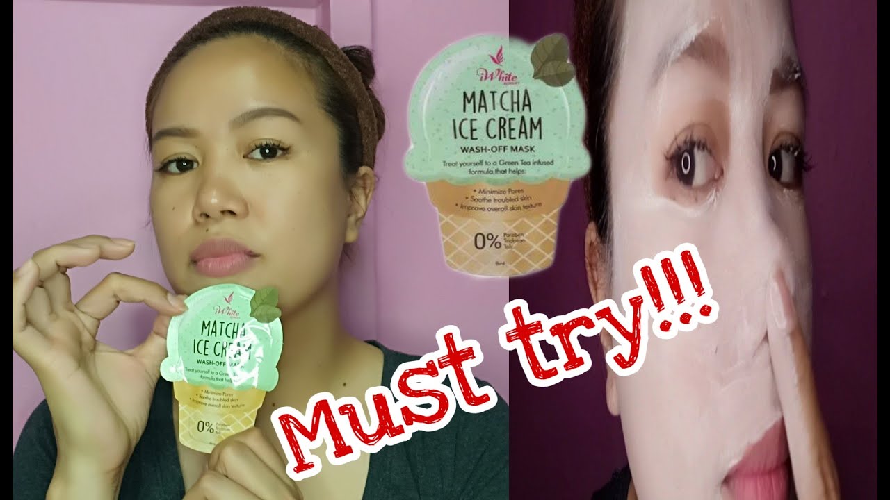 VLOG #61: IWhite Matcha Ice Cream Wash Off Mask: Product Review Philippines