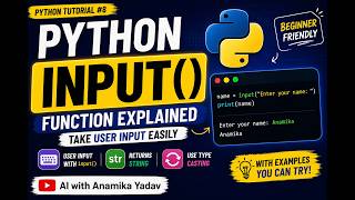 Python input() Function Explained with Examples | Python Tutoria