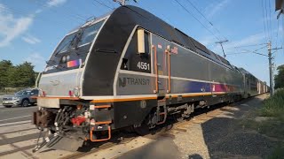 NJ Transit ALP-45A #4551 NJCL Train 3363 White Rd Little Silver NJ 