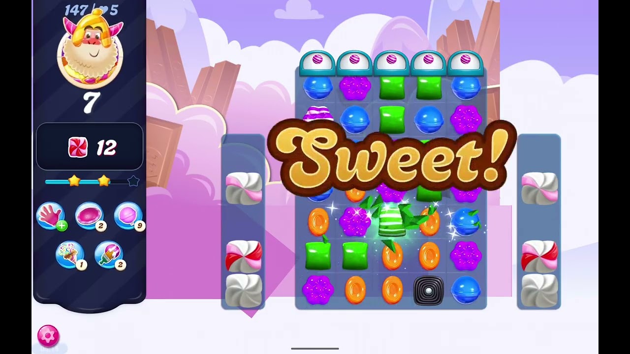Candy Crush Saga Levels 141 to 151