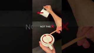 Latte Art Tutorial: Pouring Speed 0-100% #shorts#latteart #espressoyourself #edm  #coffee