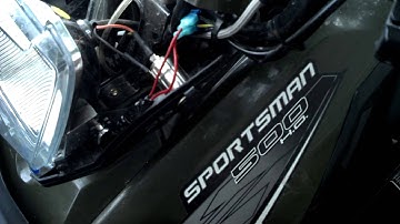 Polaris sportsman three headlight mod