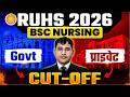 RUHS CUET 2026 Expected Cut Off | RUHS BSc Nursing 2026 Cut Off Kya Rahegi | RUHS CUET 2026 Cut Off