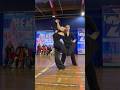 One foot spin с партнершами хастла. #shorts