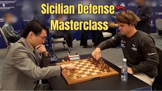Magnus Carlsen's Sicilian Defense Masterclass Against Yangyi Yu