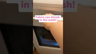 Why should you wash fabric before sewing? #cosplaysewing
