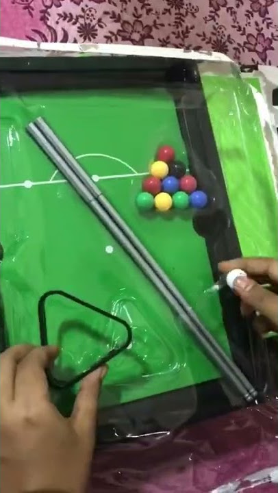 Unboxing Billiards Tournament Set | playing time | unboxing game set